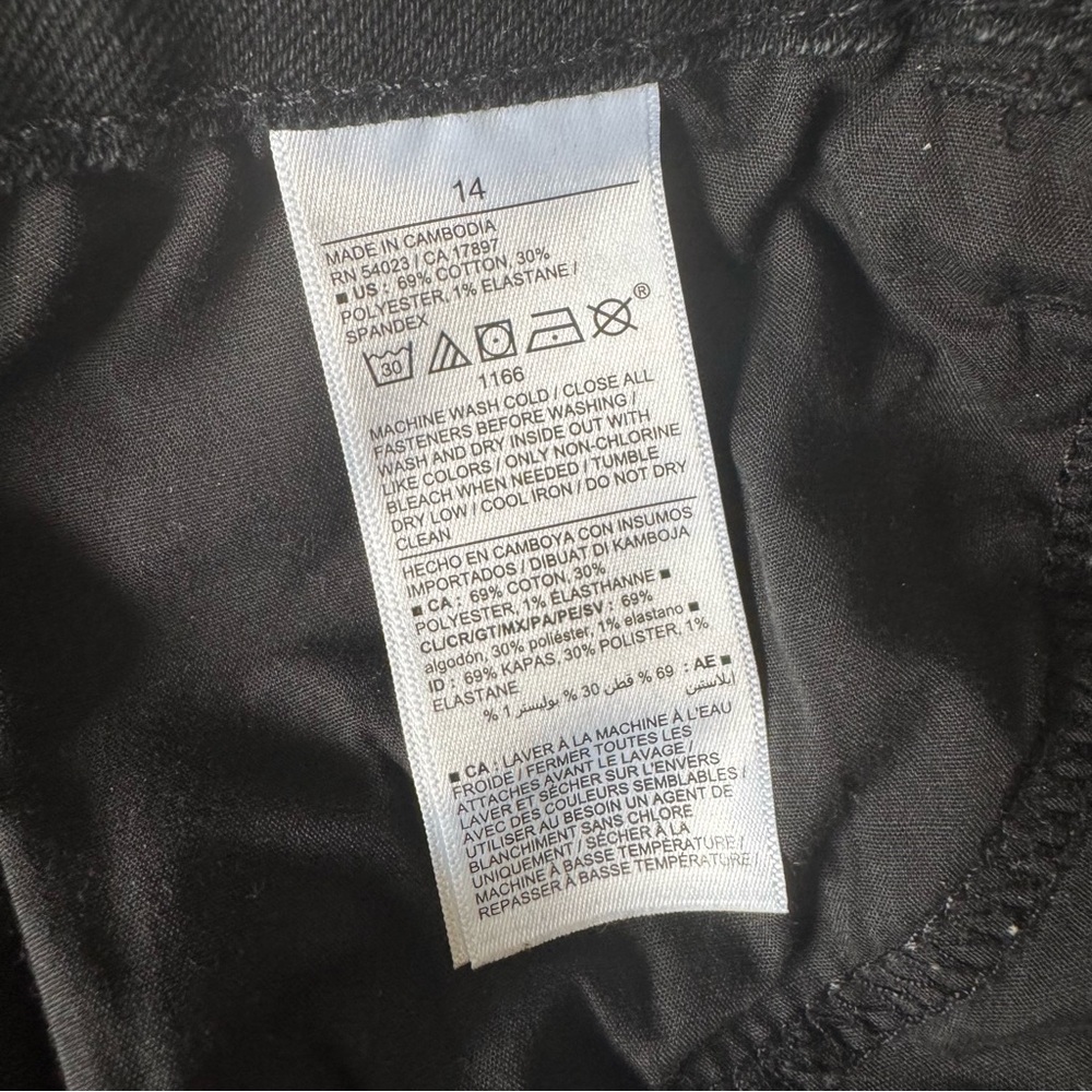 Old Navy Sz14 Black Mid-Rise Super Skinny Jeans - Picture 7 of 8